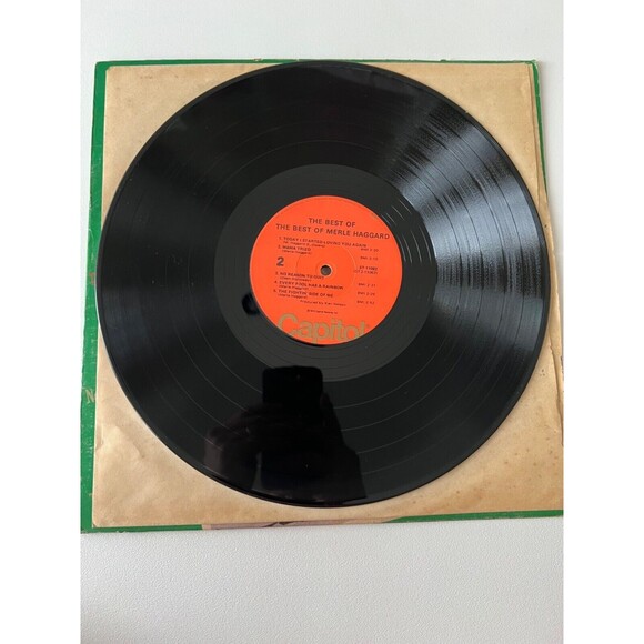 The Best of The Best of Merle Haggard LP 1972 Capitol ST-11082 VG - Picture 6 of 7